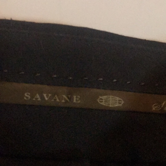 Savane Mens Black Dress Pants 36 x 30 - Picture 2 of 10